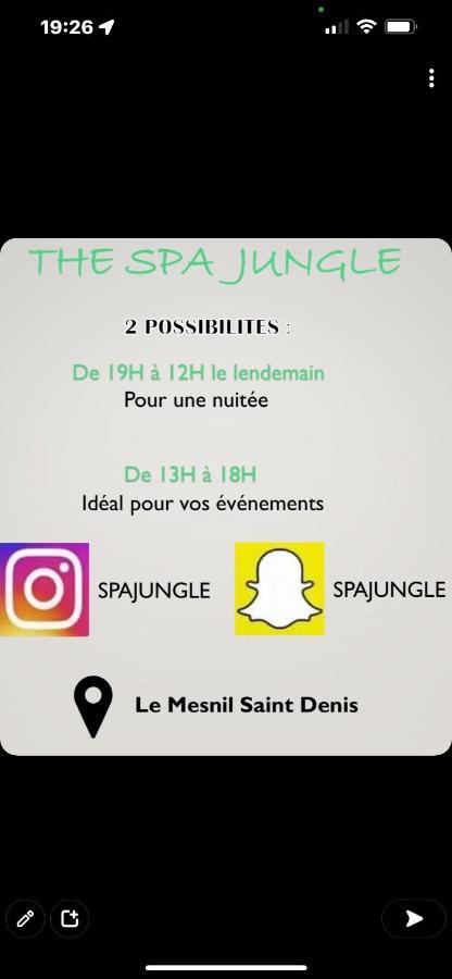 Spa Jungle Le Mesnil-Saint-Denis Exterior foto